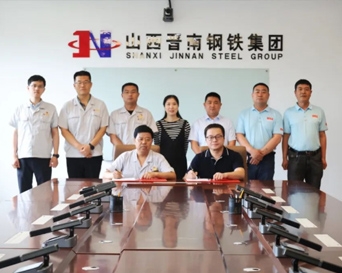 【一线传真】江苏尊龙凯时人生就是搏环保与晋南钢铁进入深度相助